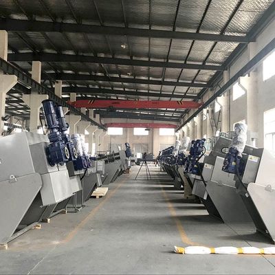Stainless Steel Municipal Waste Water Sludge Screw Press Separating Dewatering Treatment Plant